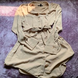 forever 21 trenchcoat dress L